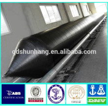 natural rubber inflatable pontoon tube for bridge installation